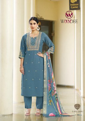 Woodee DIANA Vol 2 Viscose Weaving Suit Muslin Jacquard Dupatta readymade suit catalogs