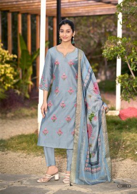 Woodee Himani Premium Viscose Gadhawal Suit with Maslin Jacquard Dupatta readymade suit catalogs
