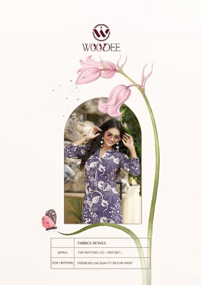 Woodee Moksha Vol 2 Premium heavy Reyon Print With Side Pocket With Liva  Co Ord  Set  Wholesale  co ord set catalogs