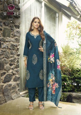 Woodee Ritoo Designer Top And Bottom Set Soft Muslin Viscose with Stylish Thread And Latkan Detailing Wholesale kurtis catalogs