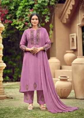 Woodee Saanvi Rayon Top Pant with Nazneen Dupatta Collection kurti pant with dupatta Catalogs
