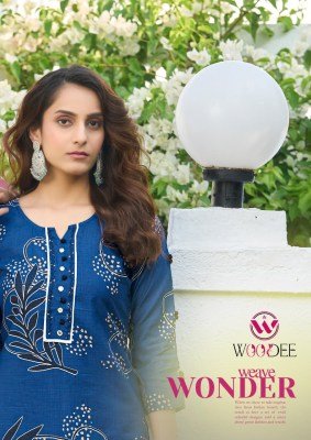 Woodee Tanya 3 Piece Kurti Palazzo with Dupatta wholesale catalogs