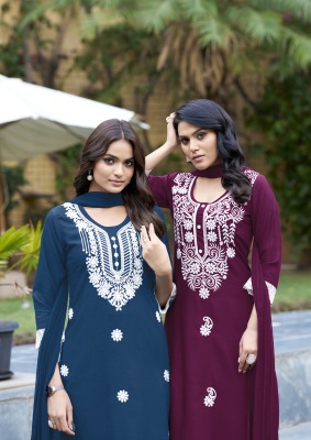 Woodee by White Lotus Premium quality top bottom with dupatta catalogue at low rate readymade suit catalogs