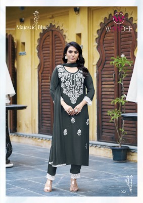 Woodee by White Lotus Premium quality top bottom with dupatta catalogue at low rate readymade suit catalogs