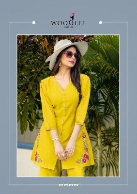 Wooglee Asthetica Viscose Silk Thread And Handwork Co ord Set Collection Wholesale  co ord set catalogs