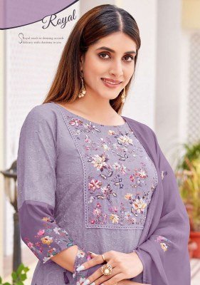 Wooglee Kashmira Premium Cotton Shifli Suit Kurti Pant  Handwork And Organza Printed Dupatta Wholesale kurtis catalogs