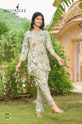Wooglee Rolex Vol 2 Trendy Rayon Print Co ord Set for Women Wholesale co ord set catalogs