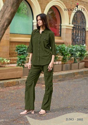 Wooglee Runway Dhabu Cotton Kurti Pant Set (M–XXL) co ord set catalogs