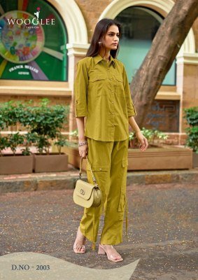 Wooglee Runway Dhabu Cotton Kurti Pant Set (M–XXL) co ord set catalogs