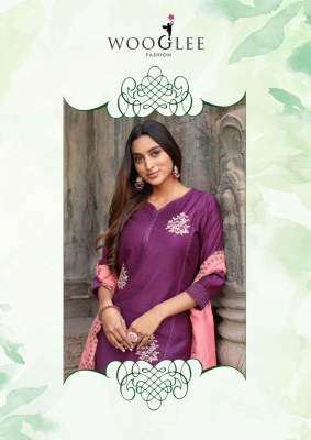 Wooglee Saugaat Premium Viscose Weaving Kurti Pant Set with Thread And Handwork Chanderi Dupatta Wholesale kurtis catalogs