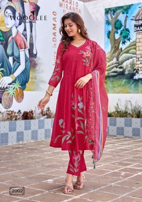 Wooglee Varnika Kurti Pant with Dupatta Set kurti pant with dupatta Catalogs