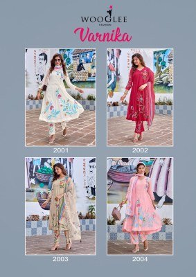 Wooglee Varnika Kurti Pant with Dupatta Set kurti pant with dupatta Catalogs