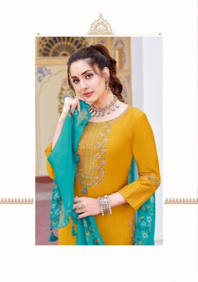 Wooglee by Saarika fancy embroidered readymade suit catalogue at low rate readymade suit catalogs