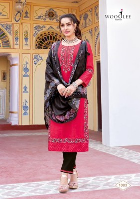 Wooglee by Saarika fancy embroidered readymade suit catalogue at low rate readymade suit catalogs