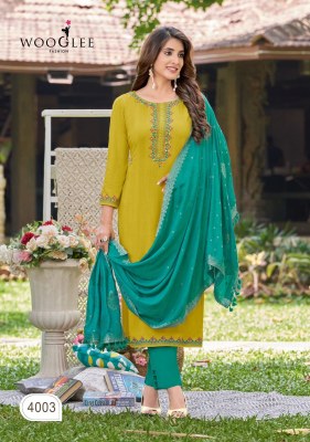Wooglee mittoo by Nitya reyon designer embroidered  readymade suit catalogue at low rate readymade suit catalogs
