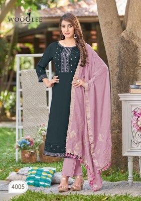 Wooglee mittoo by Nitya reyon designer embroidered  readymade suit catalogue at low rate readymade suit catalogs