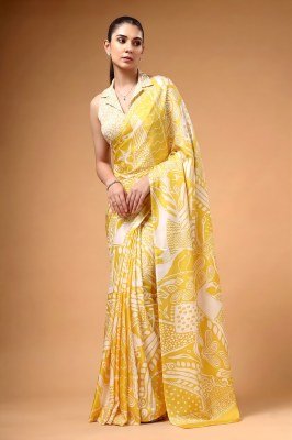 YNF7002 Satin Silk Printed Saree with Unstitched Blouse sarees catalogs