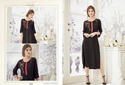 Yaazoo Ruhi Wholesale Ready Made Kurtis Reyon Tunic Western Fabrics Wholesale kurtis catalogs