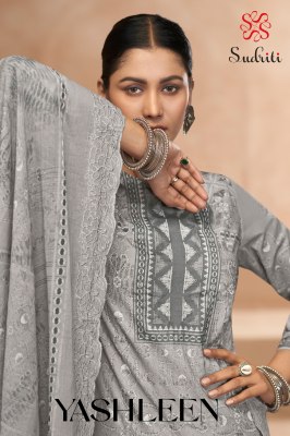 Yashleen by sudriti Pure Cotton Lawn digital Printed Handwork Dress material catalogue at affordable rate Amavi