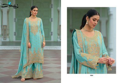 Your Choice Emaar Unique Embodry Festival Special Rakhi Edition Heavy Chinon Indian And Pakistani Dresses with Dupatta kurtis catalogs