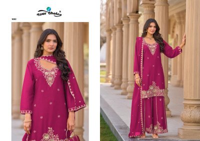 Your Choice Farari Heavy Chinon Beats Handwork Suit readymade suit catalogs