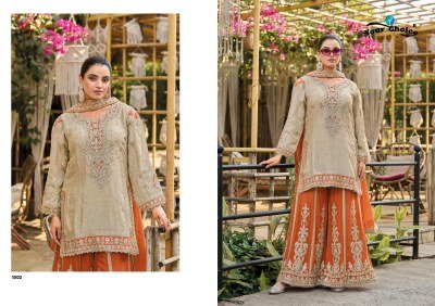 Your Choice Zara Collection Heavy Chinon Ready-Made Sharara Suit Set readymade suit catalogs