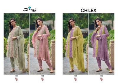 Your choice Chilax Soft organza ready made Pakistani style  suits wholesale  kurtis catalogs