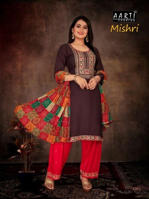 Z Black Mishri Rayon Embroidery Work Readymade Patiyal suits catalogue wholesaler supplier  kurtis catalogs