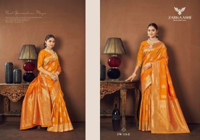 Zarkaashi Vidhatri cotton Silk Catalogue Saree Wholesale Rate sarees catalogs