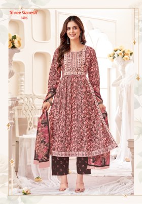 Zaara vol 4 by Shree Ganesh Exclusive Nyra Cut Sequence Embroidered Kurti pant and dupatta collection readymade suit catalogs