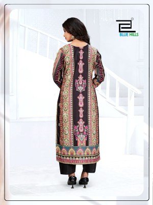 Zainab by Blue Hills Exclusive Digital Printed Hand work Readymade suit catalogue at affordable rate readymade suit catalogs