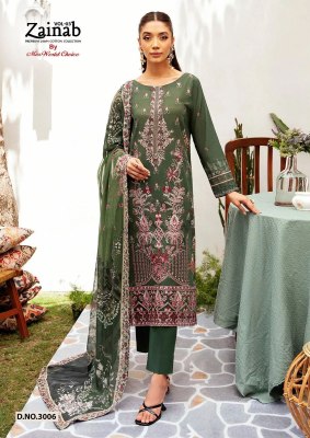 Zainab vol 3 by Missworld Choice Exclusive Karachi printed dress material catalogue at low rate dress material catalogs