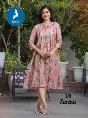 Zarina by kaya best designer anarkali kurti catalogue at low rate kurtis catalogs