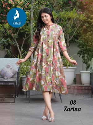 Zarina by kaya best designer anarkali kurti catalogue at low rate kurtis catalogs