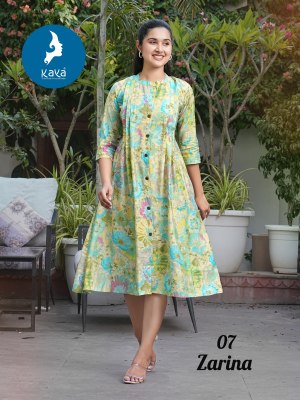 Zarina by kaya best designer anarkali kurti catalogue at low rate kurtis catalogs