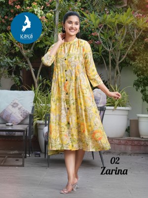 Zarina by kaya best designer anarkali kurti catalogue at low rate kurtis catalogs