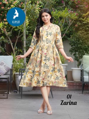 Zarina by kaya best designer anarkali kurti catalogue at low rate kurtis catalogs
