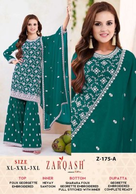 Zarqash  Design No Z 175 A B C D Readymade Pakistani Suits Catalogue wholesaler  readymade suit catalogs