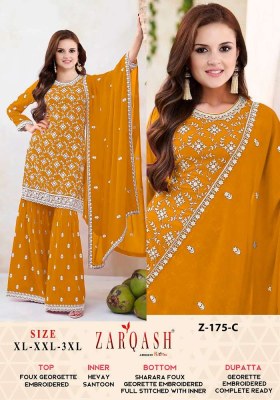 Zarqash  Design No Z 175 A B C D Readymade Pakistani Suits Catalogue wholesaler  readymade suit catalogs