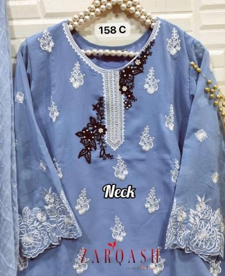 Zarqash New Design no Z 158  Heavy georgette Readymade Pakistani Suits Catalogue wholesaler  readymade suit catalogs