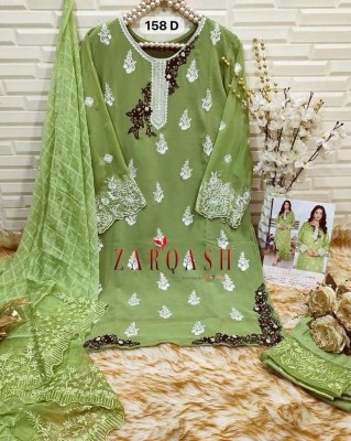 Zarqash New Design no Z 158  Heavy georgette Readymade Pakistani Suits Catalogue wholesaler  readymade suit catalogs