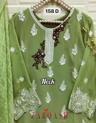 Zarqash New Design no Z 158  Heavy georgette Readymade Pakistani Suits Catalogue wholesaler  readymade suit catalogs