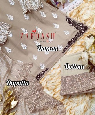 Zarqash New Design no Z 158  Heavy georgette Readymade Pakistani Suits Catalogue wholesaler  readymade suit catalogs