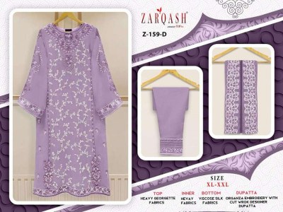 Zarqash New Design no Z 159 Heavy georgette Readymade Pakistani Suits Catalogue wholesaler  Amavi