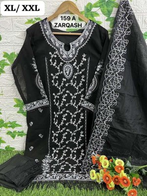 Zarqash New Design no Z 159 Heavy georgette Readymade Pakistani Suits Catalogue wholesaler  readymade suit catalogs