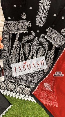 Zarqash New Design no Z 162 Heavy georgette Readymade Pakistani Suits Catalogue wholesaler  readymade suit catalogs