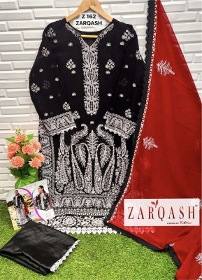 Zarqash New Design no Z 162 Heavy georgette Readymade Pakistani Suits Catalogue wholesaler  readymade suit catalogs