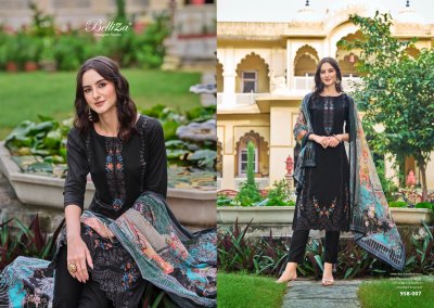 Zarqash by Belliza pure heavy jam designer unstitched dress material catalogue at affordable rate salwar kameez catalogs