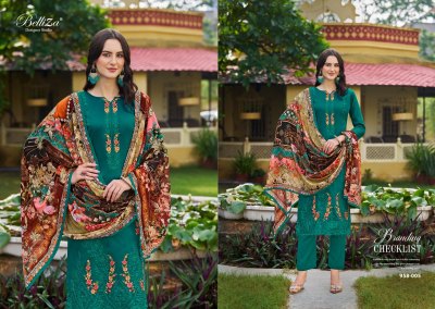 Zarqash by Belliza pure heavy jam designer unstitched dress material catalogue at affordable rate salwar kameez catalogs