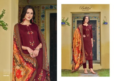 Zarqash by Belliza pure heavy jam designer unstitched dress material catalogue at affordable rate salwar kameez catalogs